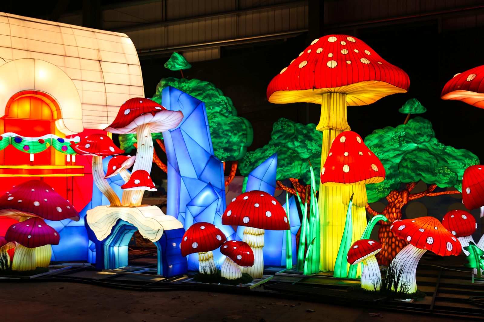Factory Production - Steel Frame of Fairy Cottage