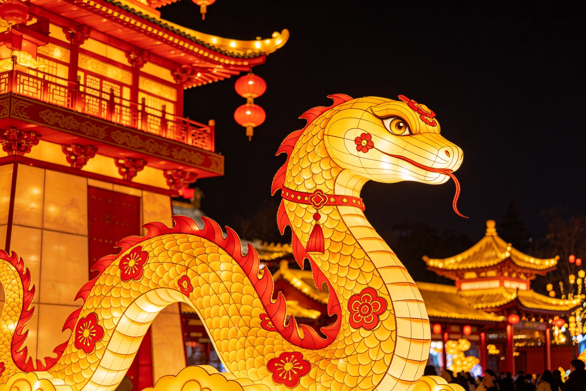 Chinese Festive Lanterns for Spring Festival 2026: Year of S