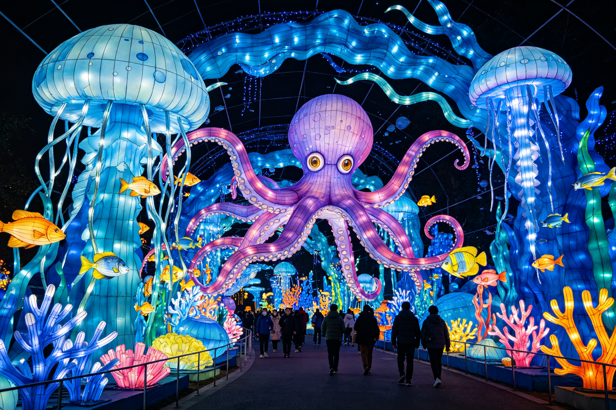 Underwater World Festival Zone - Custom Lantern Festival by Zigong Sun Culture