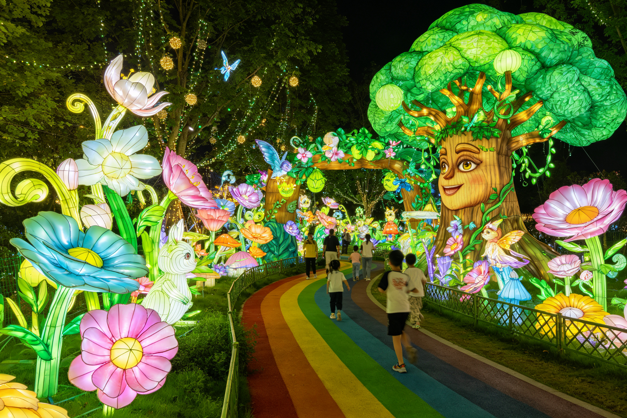 Enchanted Garden Festival Zone - Custom Lantern Festival by Zigong Sun Culture