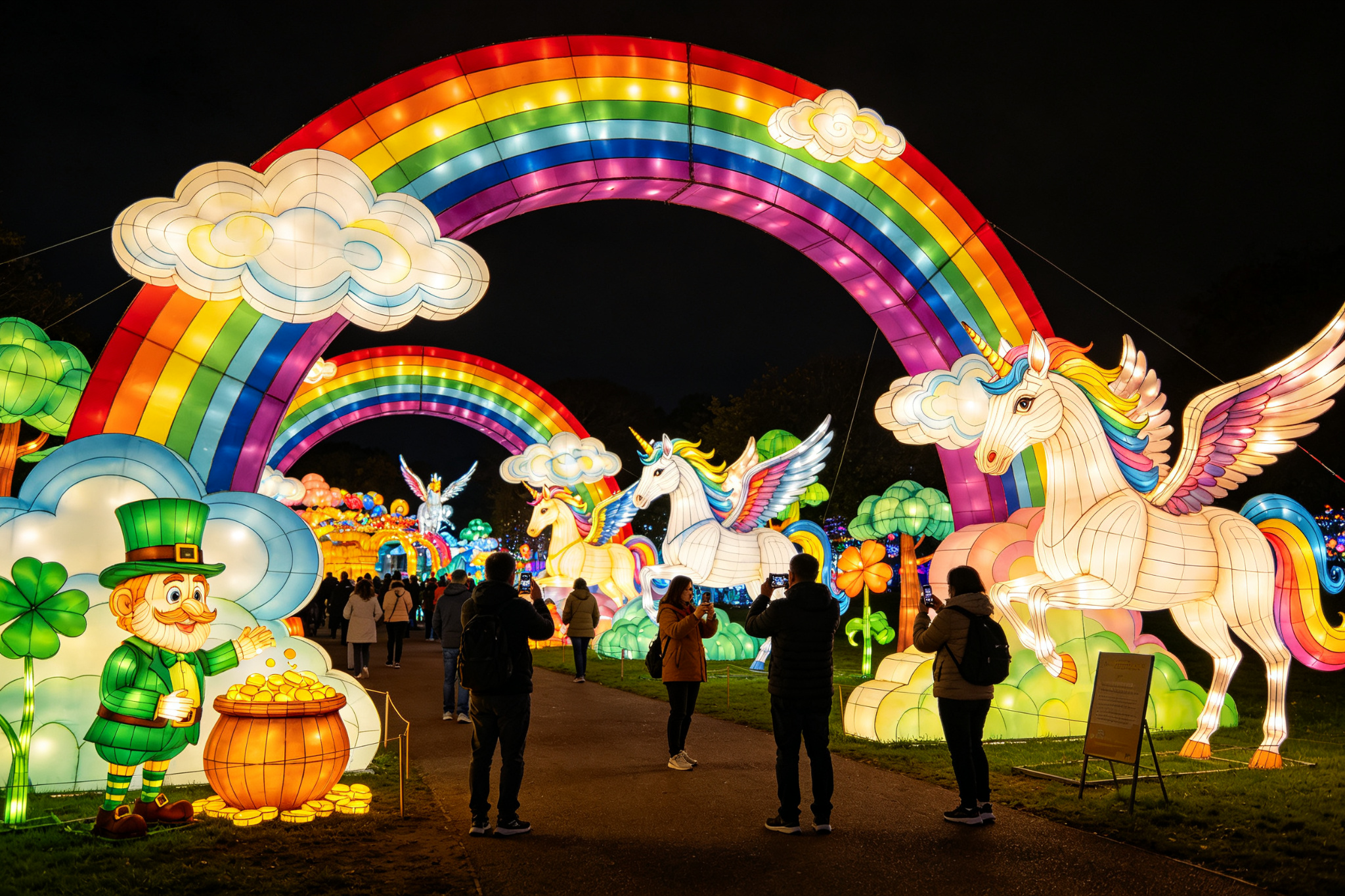 Rainbow World Festival Zone - Custom Lantern Festival by Zigong Sun Culture