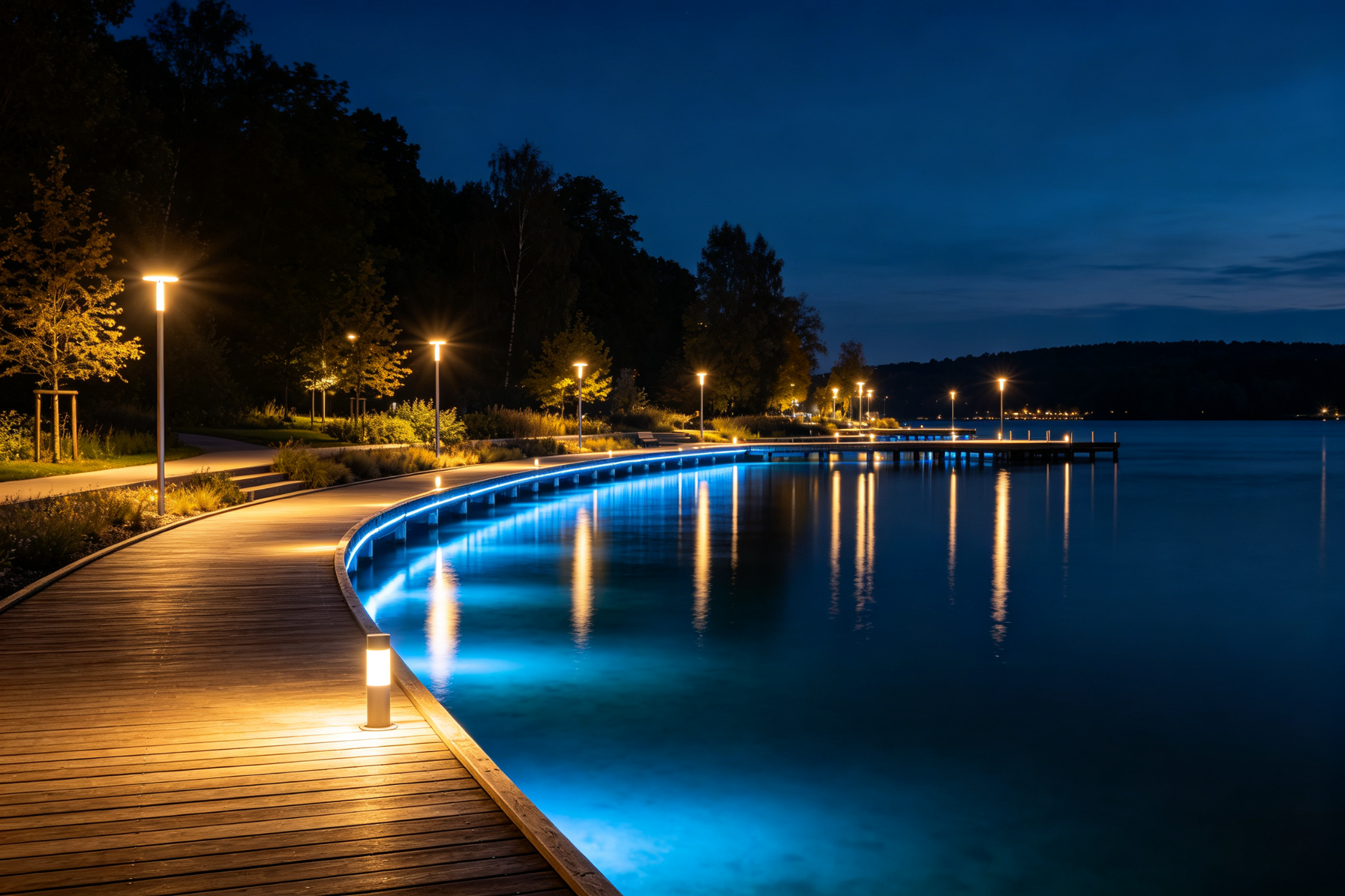 Botanical Garden Night Illumination - Gallery 3