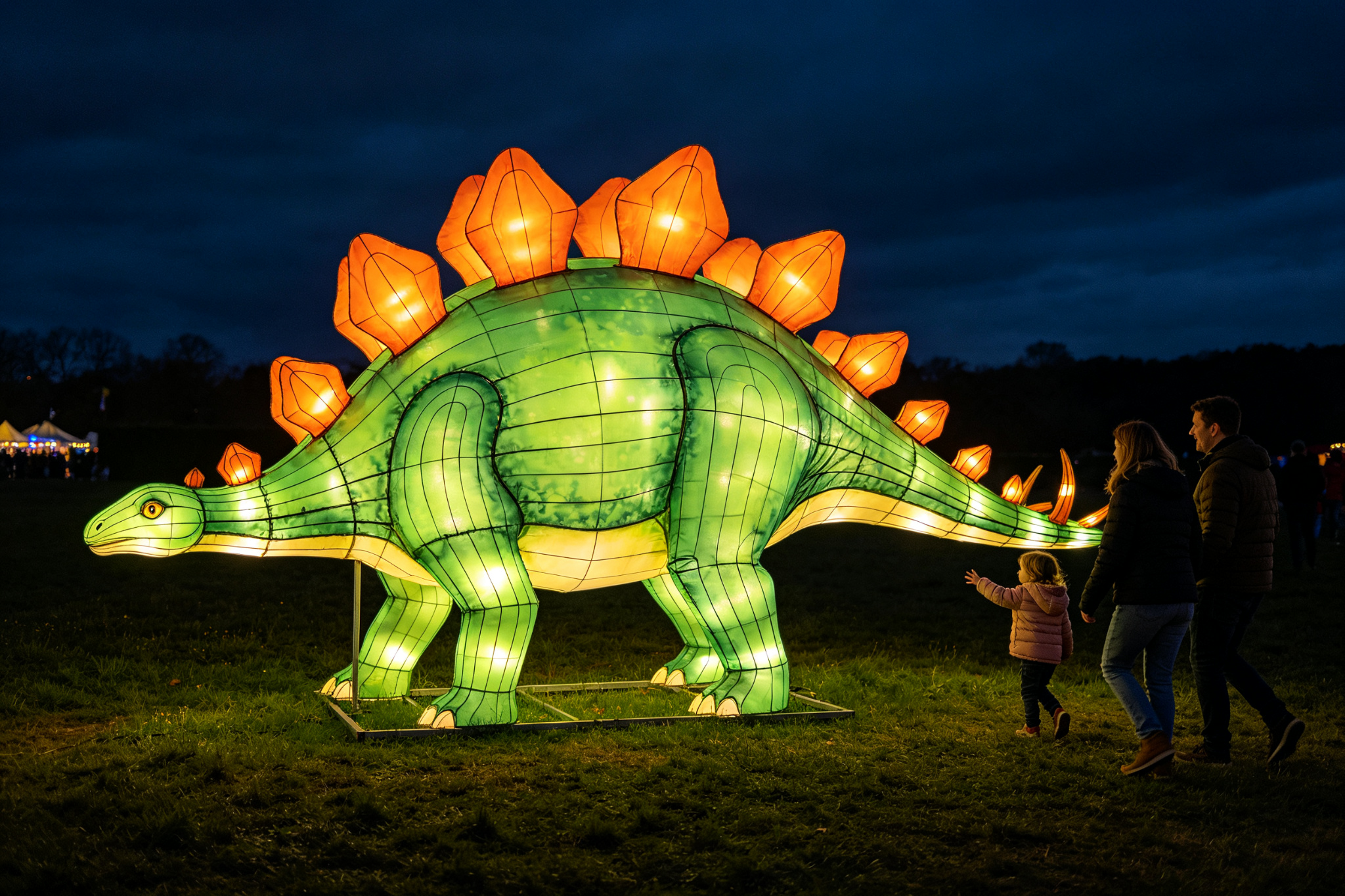 Brachiosaurus Dinosaur Lantern for Festivals, Zoos & Events