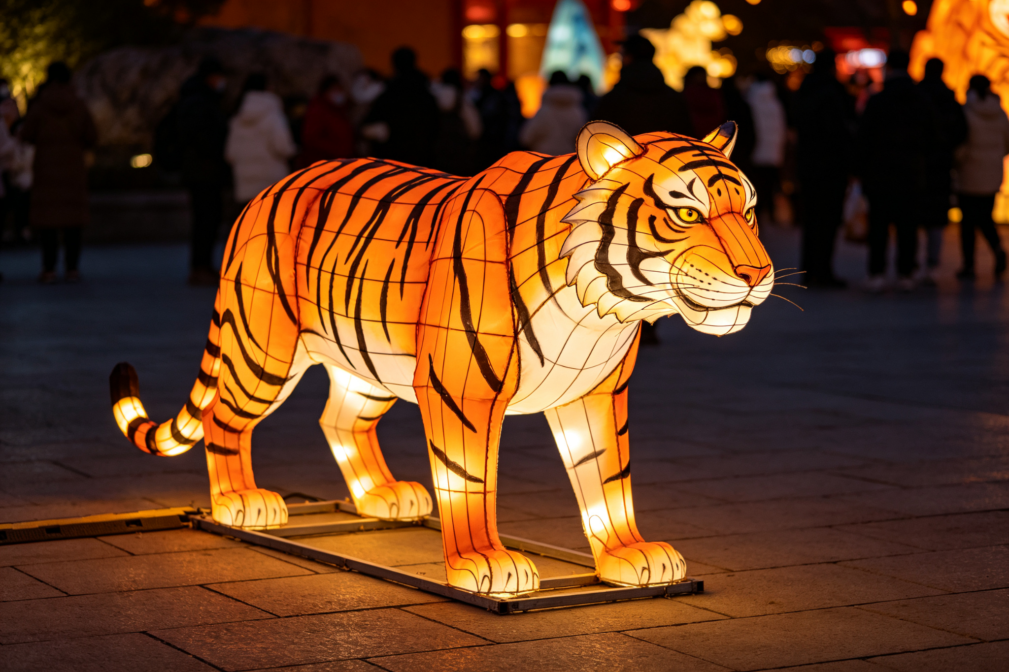 Golden Lion Lantern for Festivals, Zoos & Events
