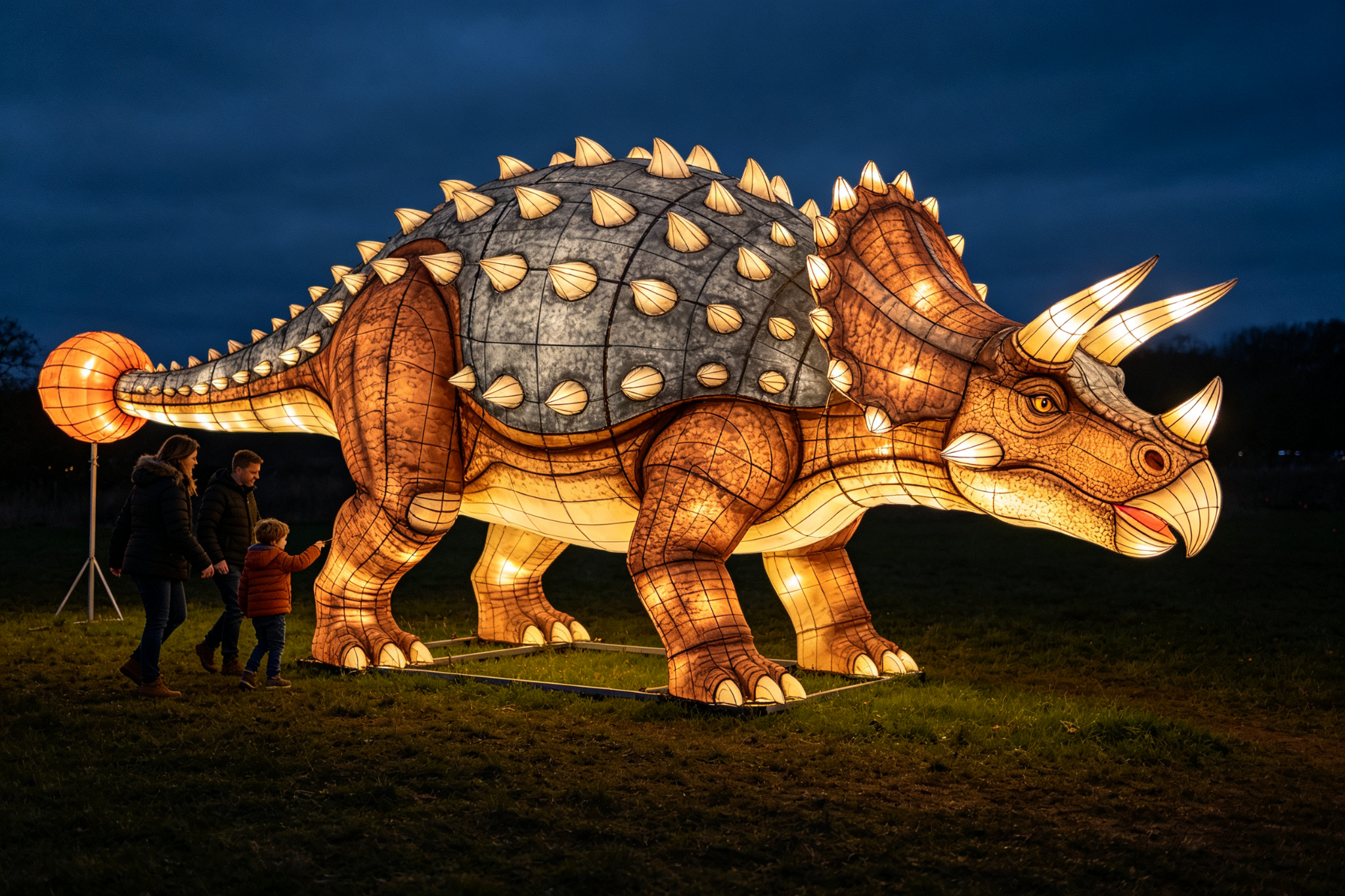 Pterodactyl Dinosaur Lantern for Festivals, Zoos & Events