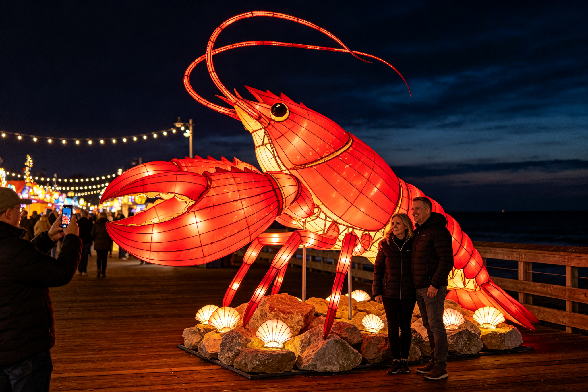 Red Crab Lantern for Festivals, Zoos & Events
