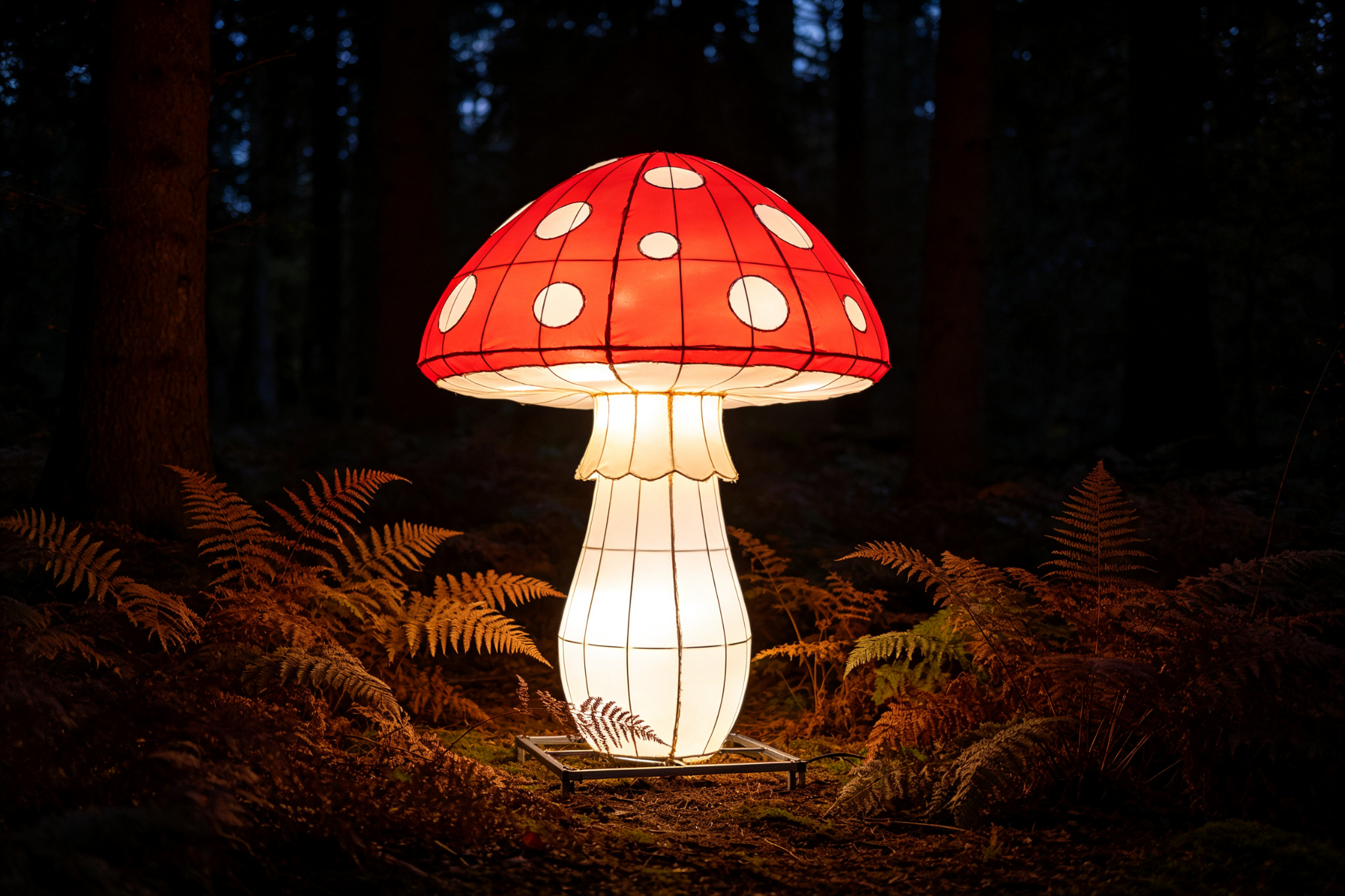 Giant Strawberry Lantern for Festivals, Zoos & Events