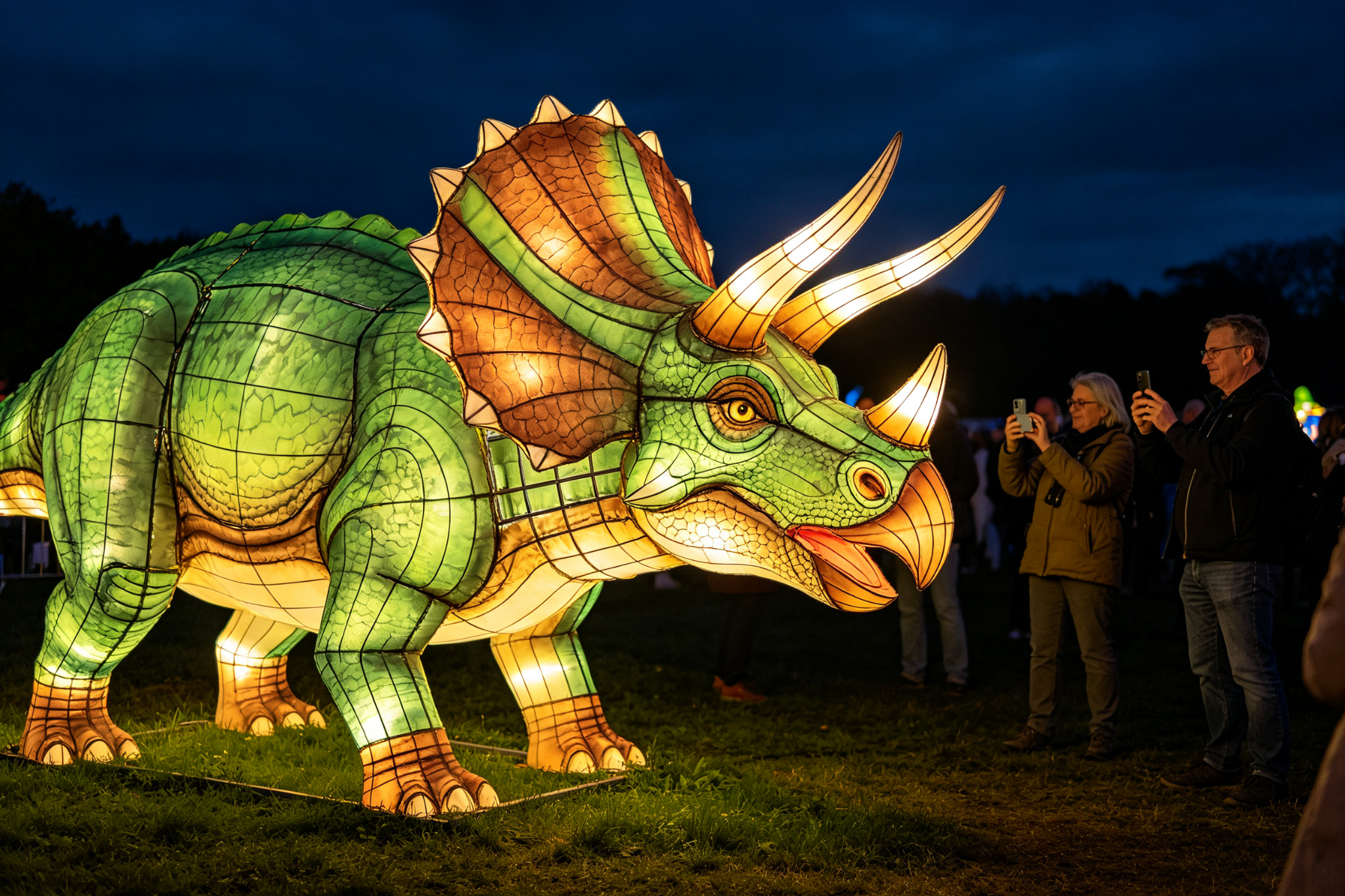 T-Rex Dinosaur Lantern for Festivals, Zoos & Events