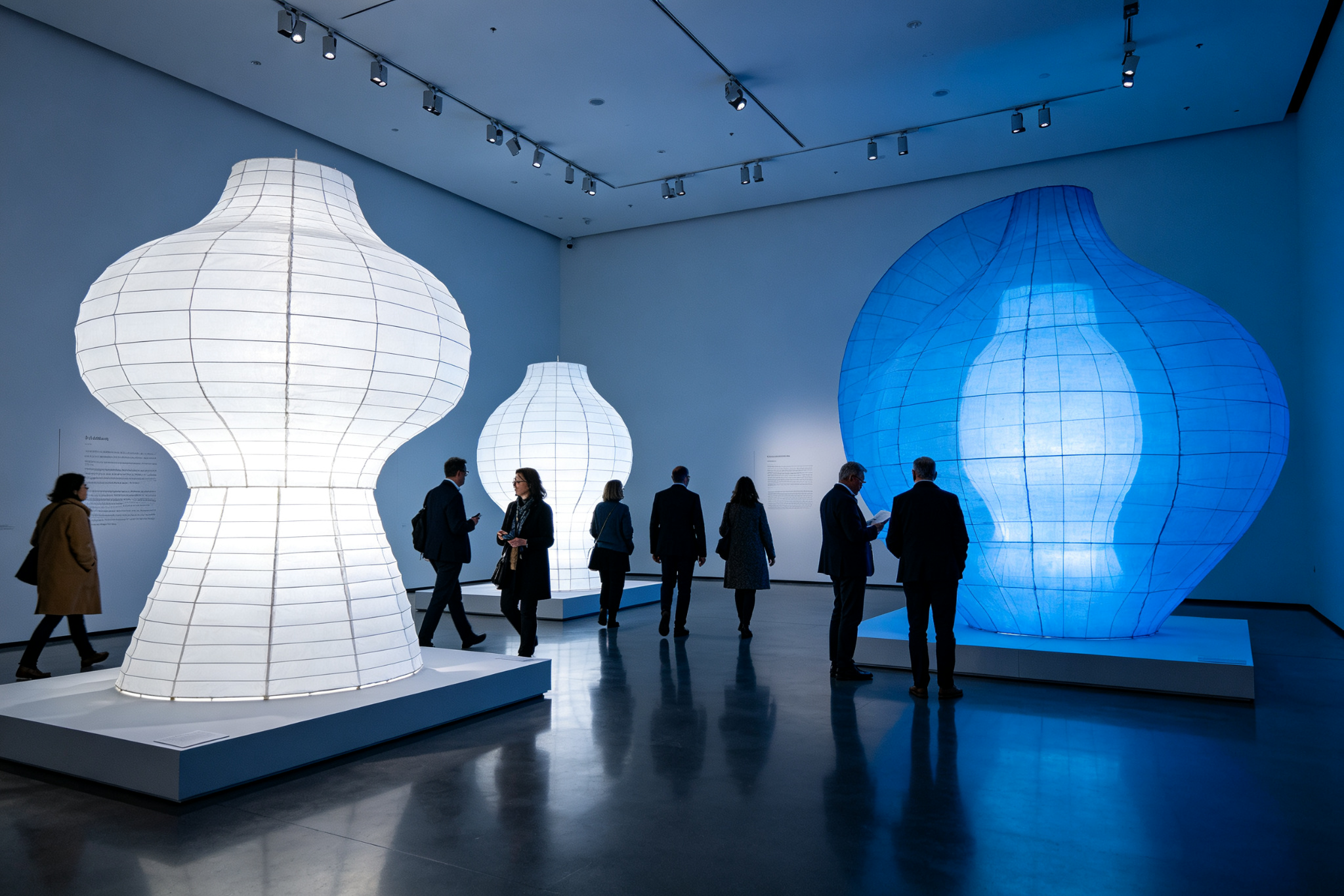 Museum lantern exhibition with professional installation and safety standards