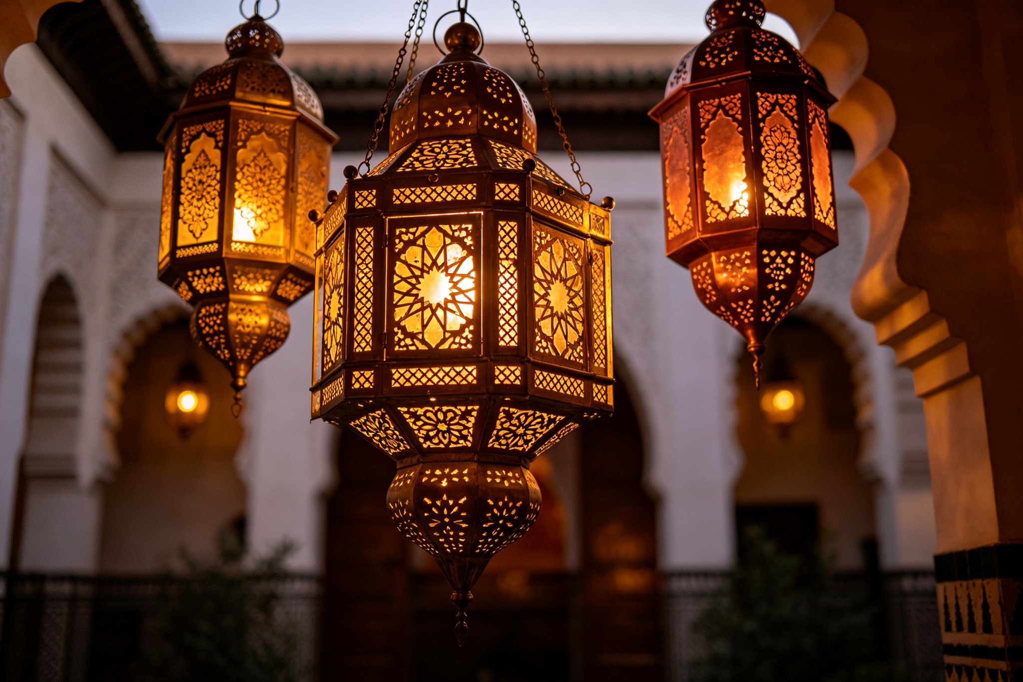 Moroccan Metal Lanterns - World Festive Lanterns by Zigong Sun Culture